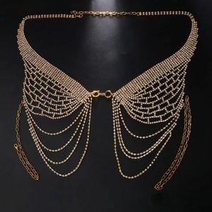 Rhinestone Bra Top